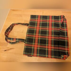 J Crew Plaid Tote NWT